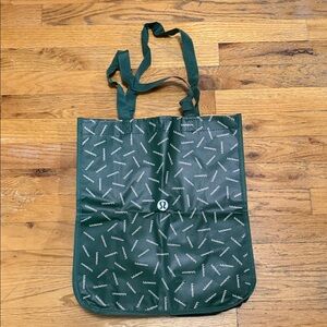 Lululemon Green Shopping Bag